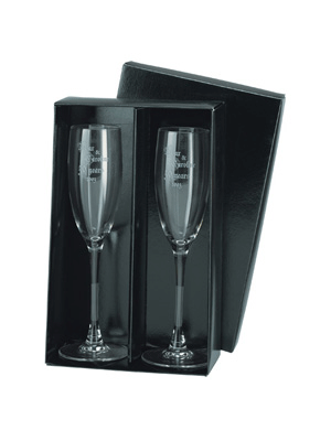Großen Flöten Twin Pack schwarz Glanz