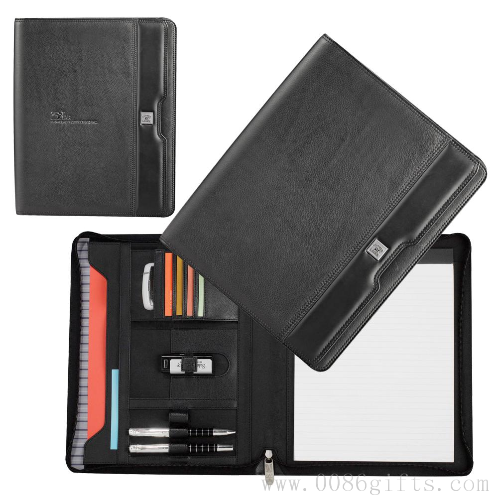 Cutter & Buck A4 con cremallera compendio