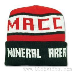Knit-In Cap Custom Beanie Toque