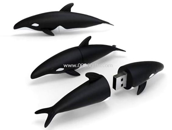 memoria USB forma delfín