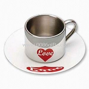 hochwertigem Edelstahl Tasse Kaffee