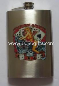 Color logo hip flasks