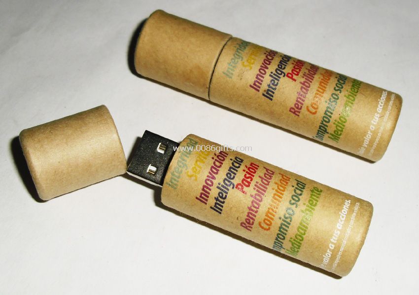 clé USB papier