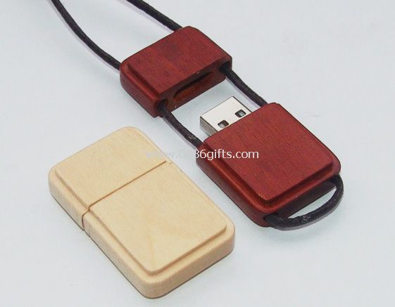 en bois cordon usb