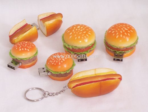 unidades usb de hamburguesa