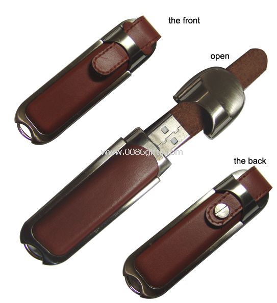 leather usb drive
