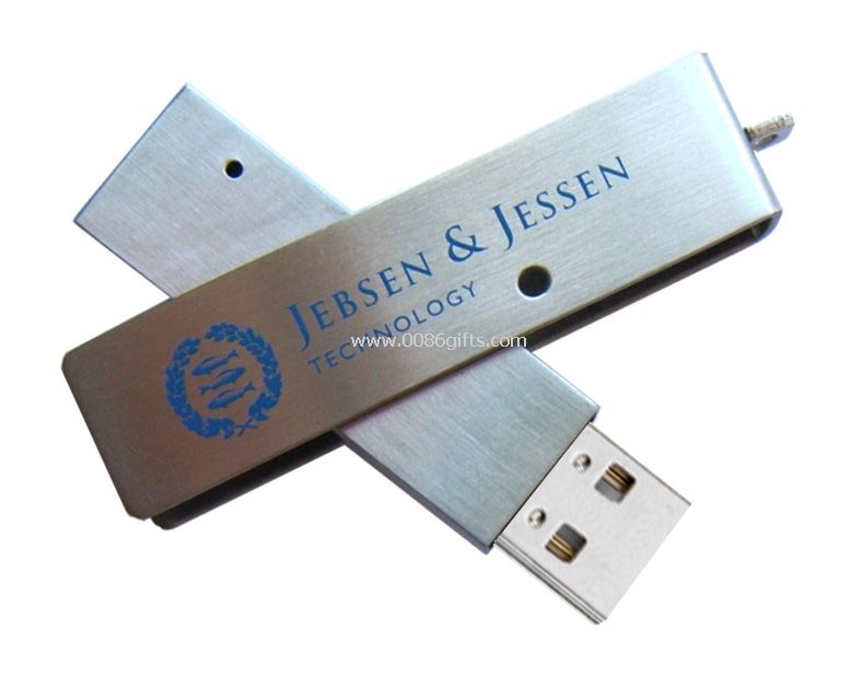 Metal swivel usb