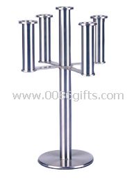 Portacandele in acciaio inox