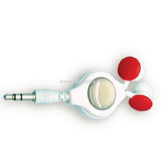Retractable earphone