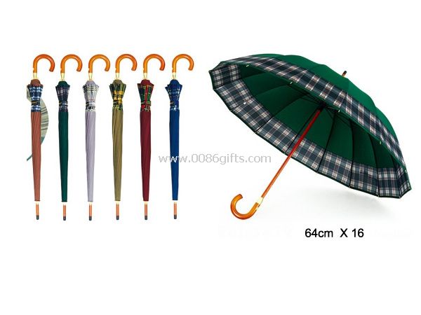Straight umbrellas