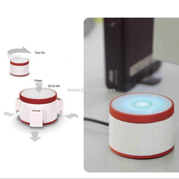 HUB USB con chiave Web