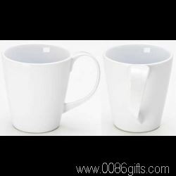 Weiße Curlz Tasse