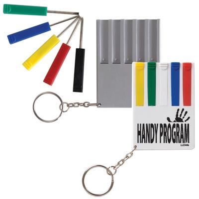 5 Piece Screwdriver Set / Keytag