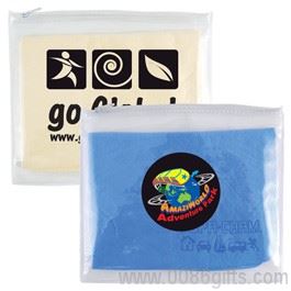 Supa Cham Chamois/corpo asciugamano In astuccio in PVC con cerniera