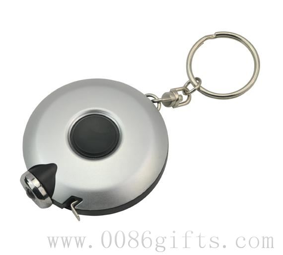 Tape Measure Torch Key Ring