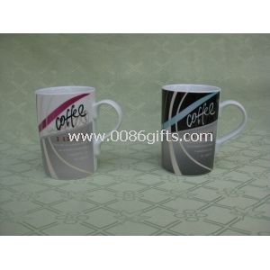 Abziehbild Porzellan Vollfarbdruck design Kaffeetasse, erfüllt FDA, LFGB, 84/500/EWG Normen