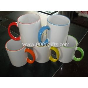 Keramik-Becher, Farbe Griff Becher