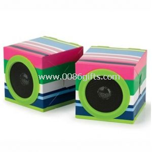 Altavoces ecológicos plegables papel