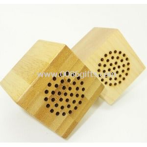 ELECO Bambus SpeakerWood Lautsprecher Mini Audio-Lautsprecher 3,5 mm Buchse wiederaufladbare Musik Lautsprecher