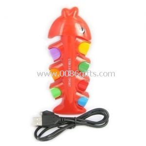 Peces óseos USB 2.0 - 7port/Mini pescados Usb concentrador/HUB USB