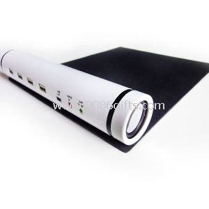 Roll-up Mousepad con altavoz y Hub USB