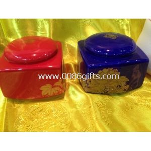 Grande Tea Caddy zucchero vaso vaso brocca caraffa porcellana realizzata
