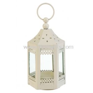 Mini Pagoda huragan świeca Lampion - beż