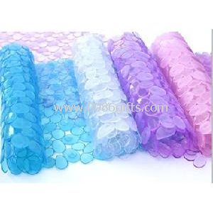 Una variedad de colores, alfombra de baño ducha