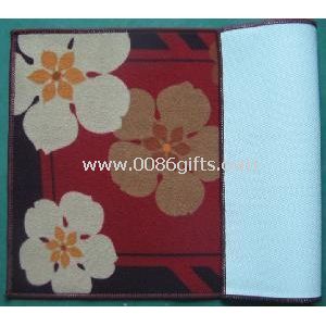 Bottom and Polyester Upper Logo Floor Door Mat