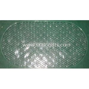 Transparente 4 PVC bañera ducha estera estera estera de baño