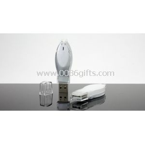 High Speed Transparent Cap Plastic USB Flash Drive