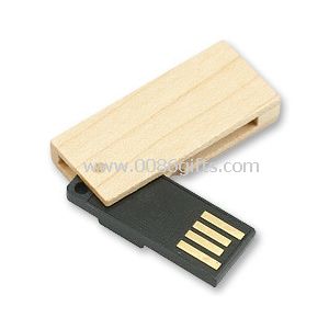 Couteau forme pivotante en bois clé USB