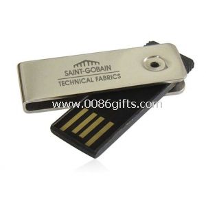 Twister metallo memoria Stick USB Flash Drive con Logo