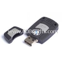 Auton avain muoto Räätälöidyt USB Flash Drive Custom Design varastointi pehmeää kumia