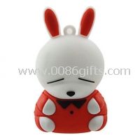 Dibujos animados conejo estilo USB Flash Drive modificado para requisitos particulares
