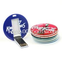 Circular Business Card USB Flash Drives