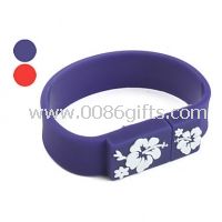 Pulsera de silicona de deportes pulsera USB Flash Drive