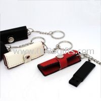 Porte-monnaie en forme de disque Flash USB en cuir personnalisé