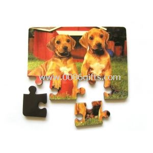 Magnetic puzzle DIY toy with printing paper