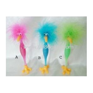 Stylo à bille nouveauté oiseau forme plume