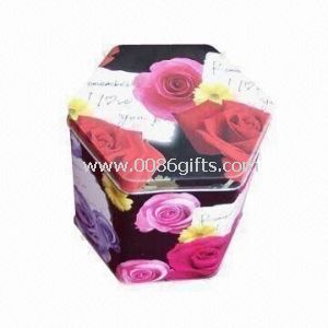 Lata Metal caja regalo caja/Navidad caja/de la lata puede, usados para el cosmético, Perfume, bueno para la celebración de las galletas/camisas