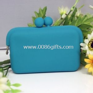 Cute designed silicone square coin purse