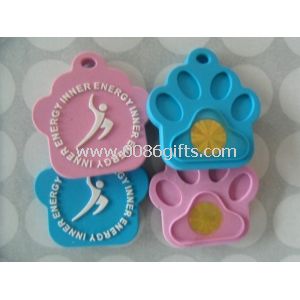 Hitze Beweis Ion Balance Silikon Dog Tags