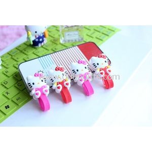 Hello Kitty Silikon Kabelaufwicklung