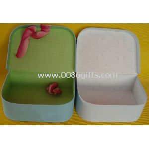 Mit Metall Lock starre Cardobard Koffer-Geschenk-Box für Schmuck