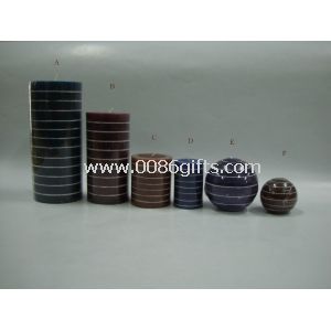 Varied Pillar Candle