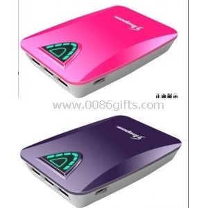 banco de potência 10000mAH com 3 portas de saída USB