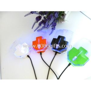 Transparenter USB Maus verkabelt