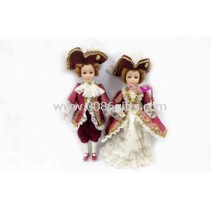 Muñecas de porcelana hechas a mano pequeñas
