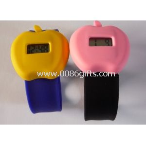 Apple silicone slap bracelet wrist watch